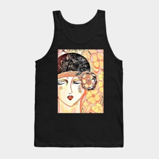 dusty art deco flapper Tank Top